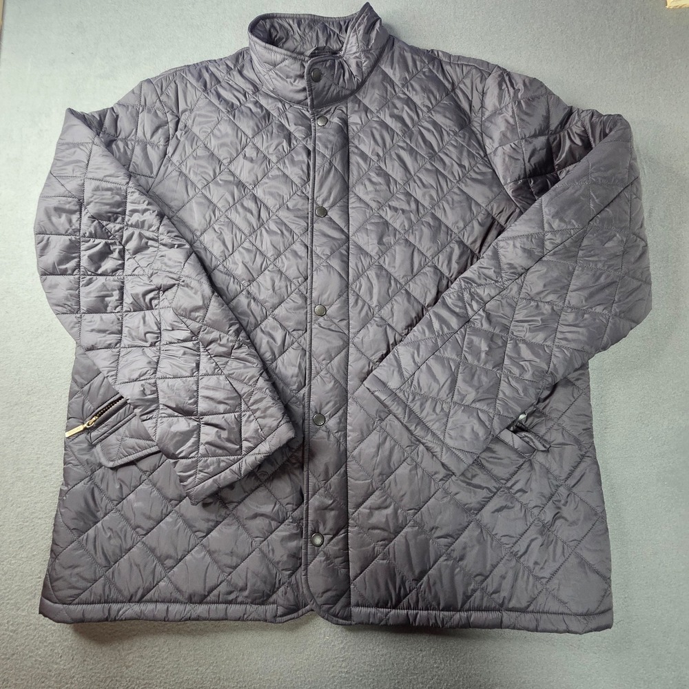 Barbour Flyweight Chelsea Quilted Jacket Navy Blue MQU0007NY92 Mens XXL